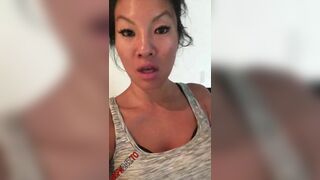 Asa Akira Dildos Her Pussy And Asshole 1